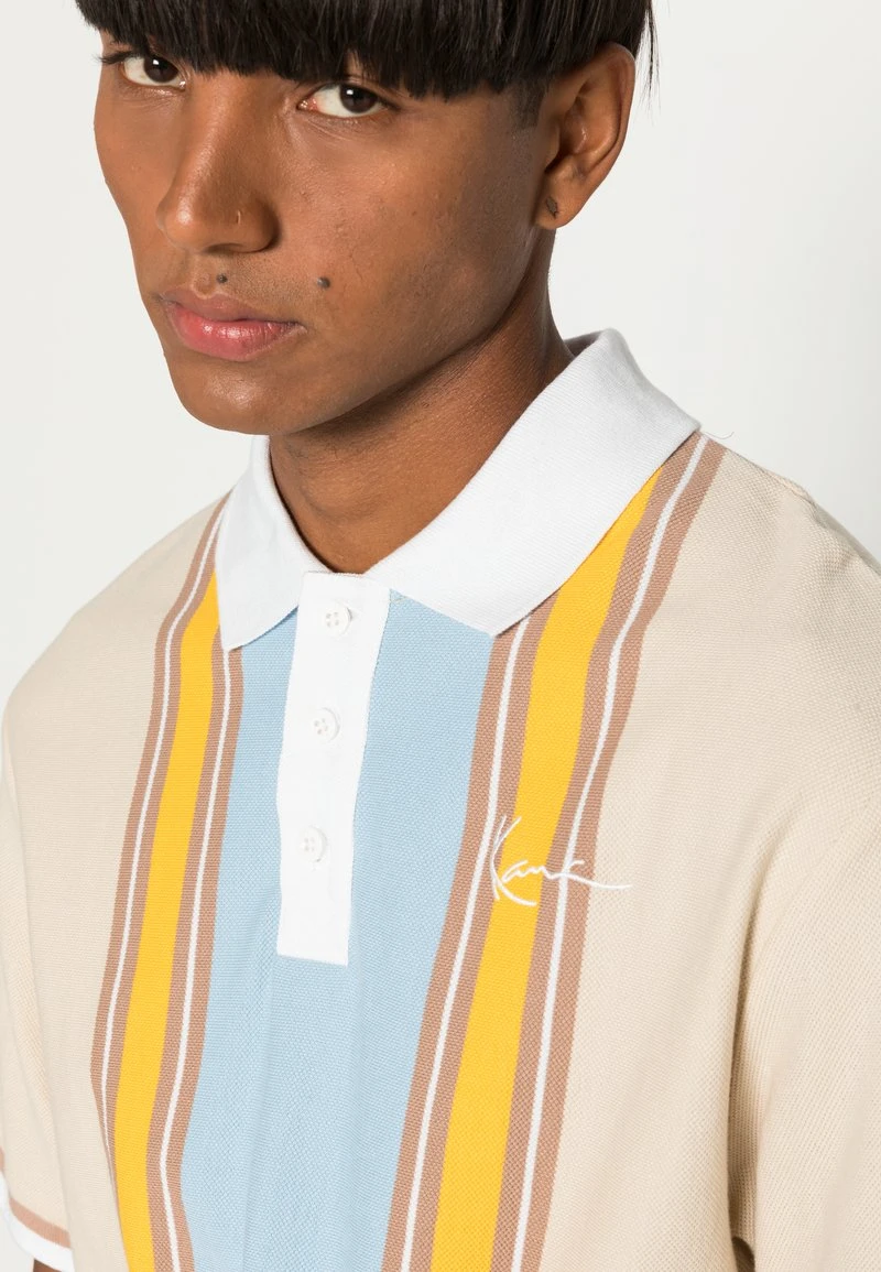 Brandneu 🛒 Karl Kani CHEST SIGNATURE STRIPE TEE UNISEX - Poloshirt - Cream ⌛ 5 Brandneu 🛒 Karl Kani CHEST SIGNATURE STRIPE TEE UNISEX - Poloshirt - Cream ⌛ – Bild 5
