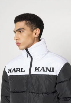 Rabatt 👏 Karl Kani RETRO REVERSIBLE BLOCK PUFFER JACKET UNISEX - Übergangsjacke - Black 🌟 -Karl Kani Verkäufe ea1979081028427692c6880d479264a7