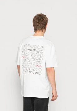 Blitzangebot 🔥 KARL KANI X SMILEY® SMALL SIGNATURE PRINT TEE UNISEX - T-Shirt Print - White 🌟