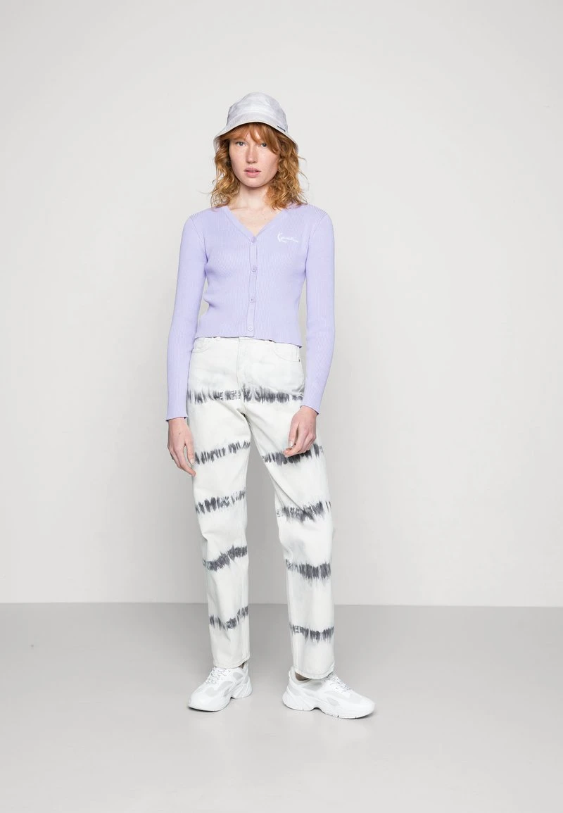 Auslauf ❤️ Karl Kani CHEST SIGNATURE BOLERO PURPLE - Strickjacke - Purple, Damen ✨ 2 Auslauf ❤️ Karl Kani CHEST SIGNATURE BOLERO PURPLE - Strickjacke - Purple, Damen ✨ – Bild 2