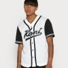 Neu 👍 Karl Kani VARSITY BLOCK ⚾ BASEBALL UNISEX - T-Shirt Print - White/black ❤️ -Karl Kani Verkäufe efcaa7767df748b090af1f9256295350