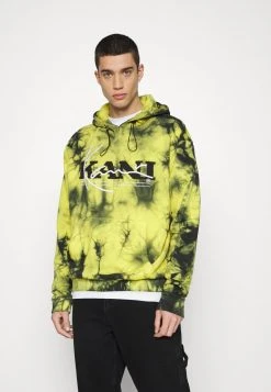 Rabatt ❤️ Karl Kani RETRO TIE DYE HOODIE UNISEX - Sweatshirt - Yellow 👏