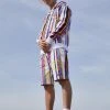 Auslauf 🔥 KARL KANI X SMILEY® SIGNATURE STRIPE UNISEX - Shorts - Multicolor 🔔 -Karl Kani Verkäufe f380709ba1204433aeb12c0f1b947134