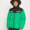 Schlussverkauf ✔️ Karl Kani RETRO BLOCK PUFFER JACKET UNISEX - Winterjacke - Black/green 😉 -Karl Kani Verkäufe f3ffb2a7ee3e41b8a265c48d7ea05f09