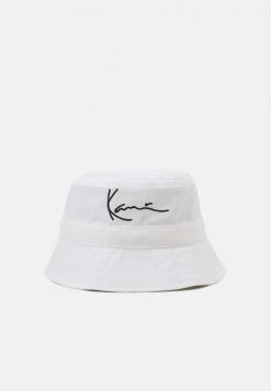 Auslauf 🧨 Karl Kani SIGNATURE BUCKET UNISEX - Hut - White ✔️
