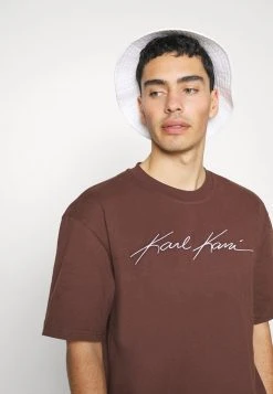 Brandneu 🧨 Karl Kani AUTOGRAPH TEE UNISEX - T-Shirt Basic - Brown 🌟 -Karl Kani Verkäufe f534fb9c32924586901bef9216628d5f