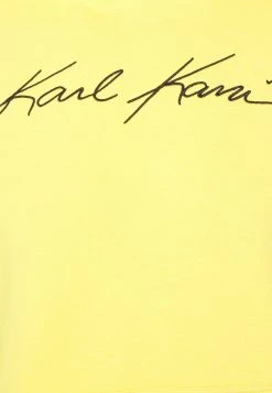 Billig 👍 Karl Kani UNISEX AUTOGRAPH HOODIE - Kapuzenpullover - Yellow ✨ -Karl Kani Verkäufe f8f6b618308643d8905b18649fb351f6