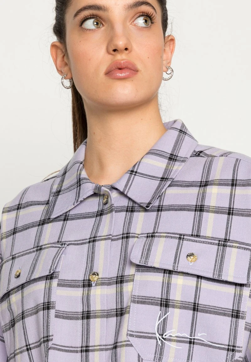 Schlussverkauf 👍 Karl Kani CHEST SIGNATURE SHORT CHECK - Leichte Jacke - Purple, Damen 👏 5 Schlussverkauf 👍 Karl Kani CHEST SIGNATURE SHORT CHECK - Leichte Jacke - Purple, Damen 👏 – Bild 5