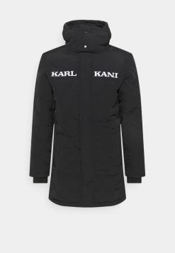 Bester Verkauf ✔️ Karl Kani LONG JACKET UNISEX - Übergangsjacke - Black ✔️