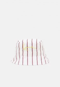 Angebote ❤️ Karl Kani SIGNATURE PINSTRIPE BUCKET HAT UNISEX - Hut - White ✔️