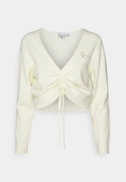 Budget ⌛ Karl Kani CHEST SIGNATURE GATHERED CREW - Strickpullover - Off White, Damen 🤩 -Karl Kani Verkäufe fdbc56864024406fbb2af73fdfc482c6