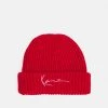 Auslauf 👏 Karl Kani SIGNATURE FISHERMAN BEANIE UNISEX - Mütze - Red ⭐