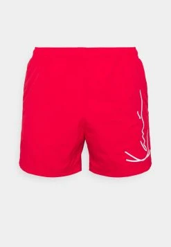 Auslauf 👍 Karl Kani SIGNATURE BOARD - Badeshorts - Red, Herren ✔️